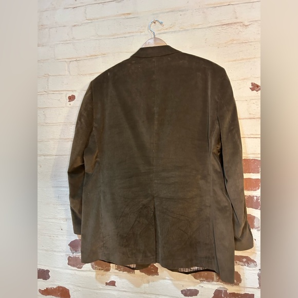 Saddlebred Chocolate Corduroy Men’s Blazer 48R - Picture 2 of 12